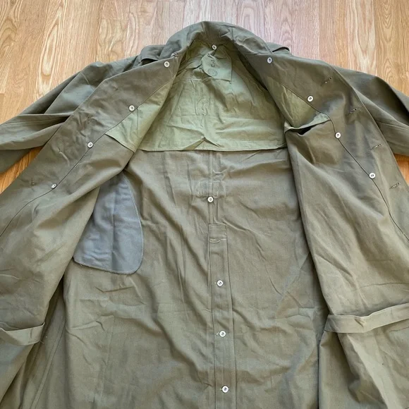 French Army M-35 Motorcycle Jacket Overcoat Vintage 40s Military